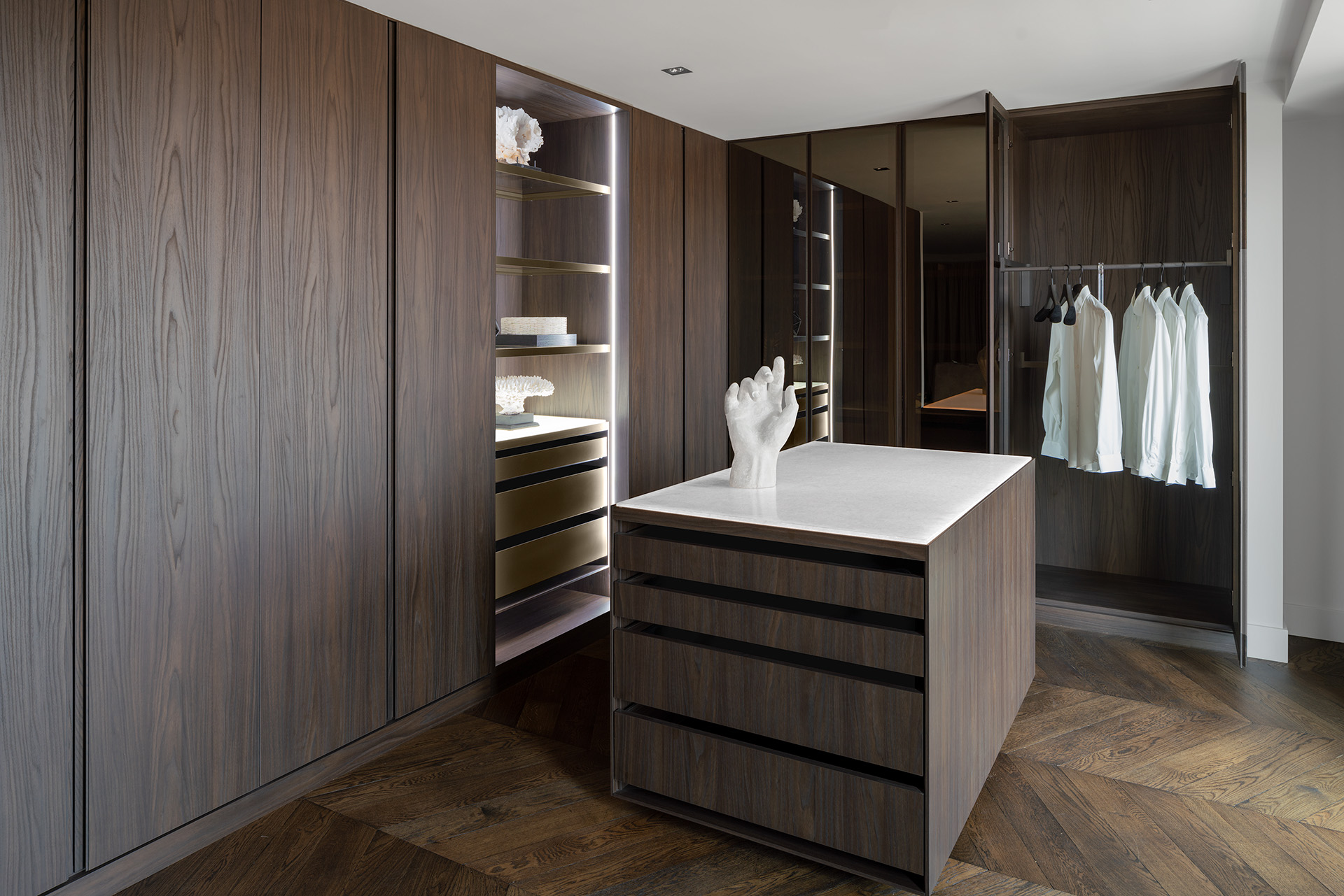 coal oak cabinet