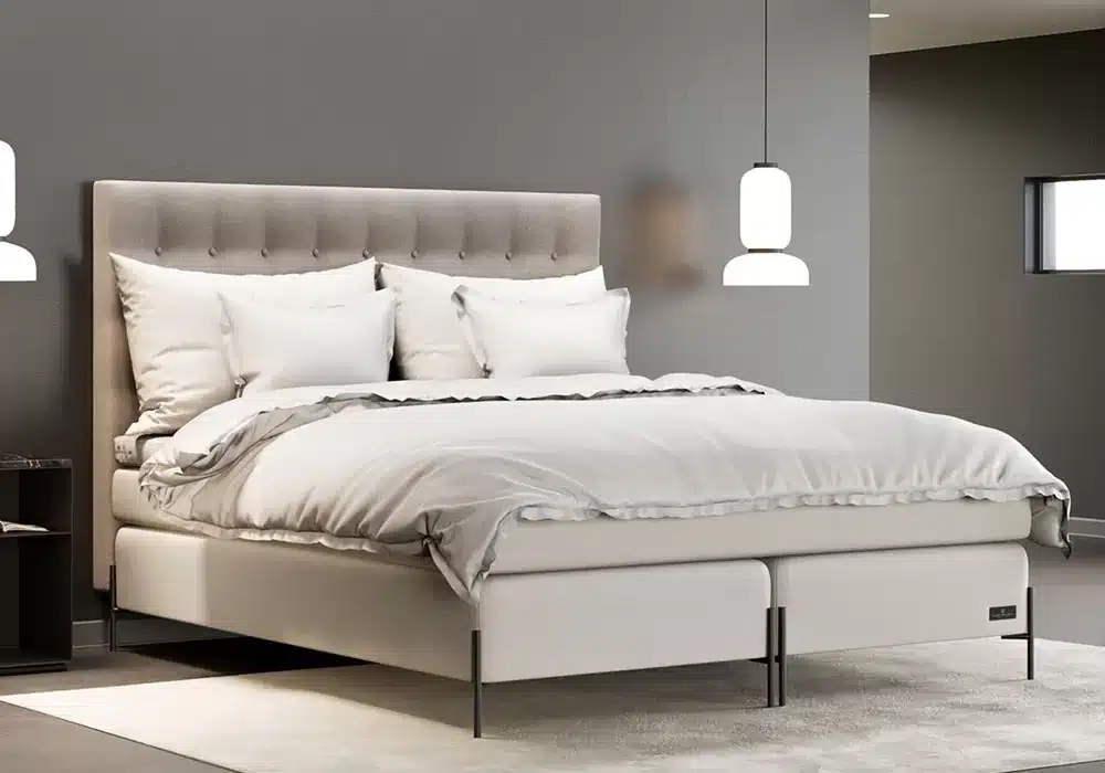 Hoeveel gewicht kan een boxspring gemiddeld dragen zonder in te zakken?